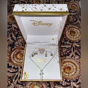 Crystal Mickey Mouse Charm Bolo Bracelet